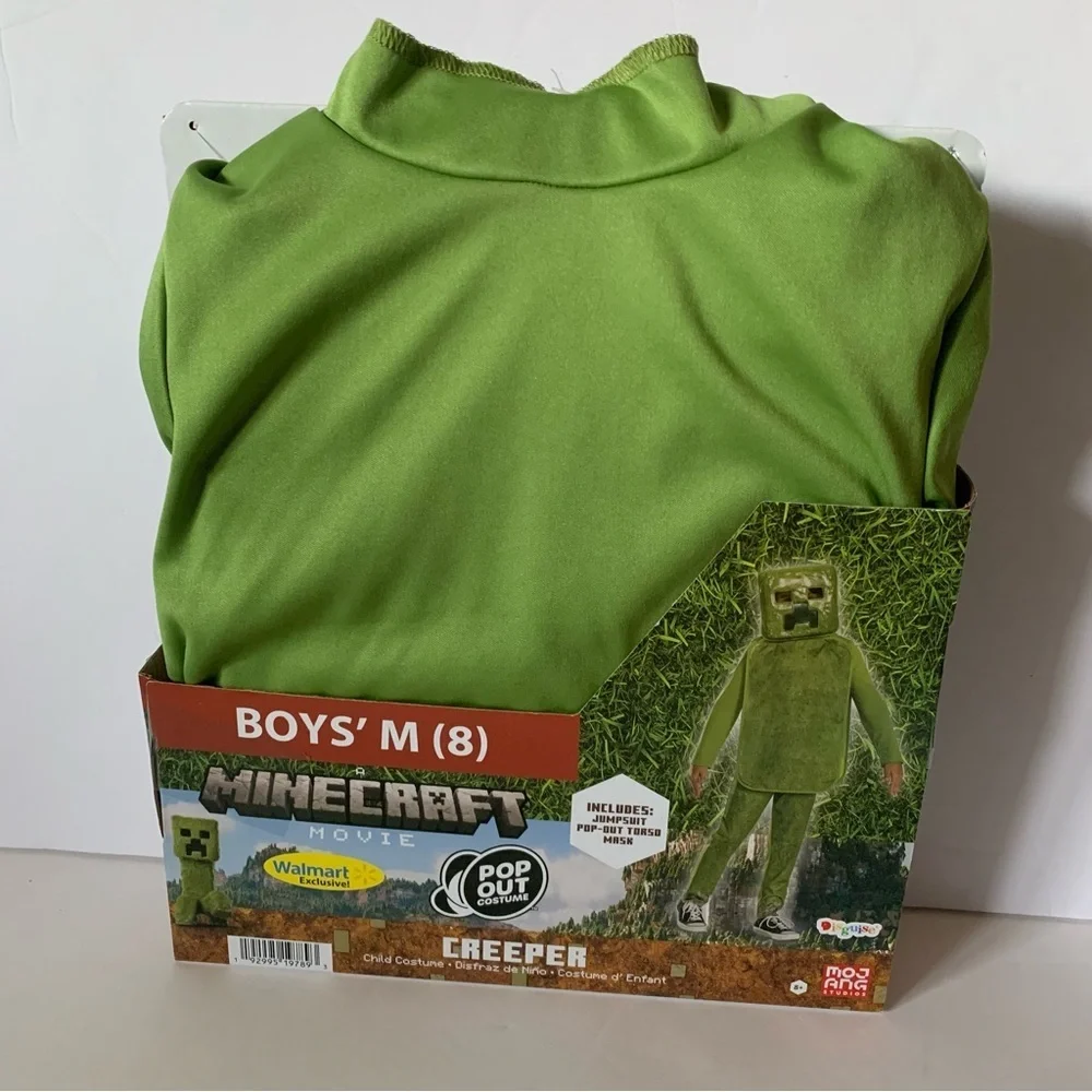 NIB. MINECRAFT Kids Creeper Costume